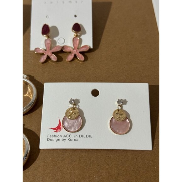 Beonon Trendy Heart, Butterfly & Hoop Earrings Set - Picture 5 of 5